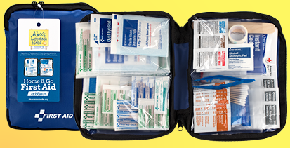 First Aid Only x ALSF Home & Go 149 Piece First Aid Kit