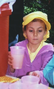 Alex at a lemonade stand