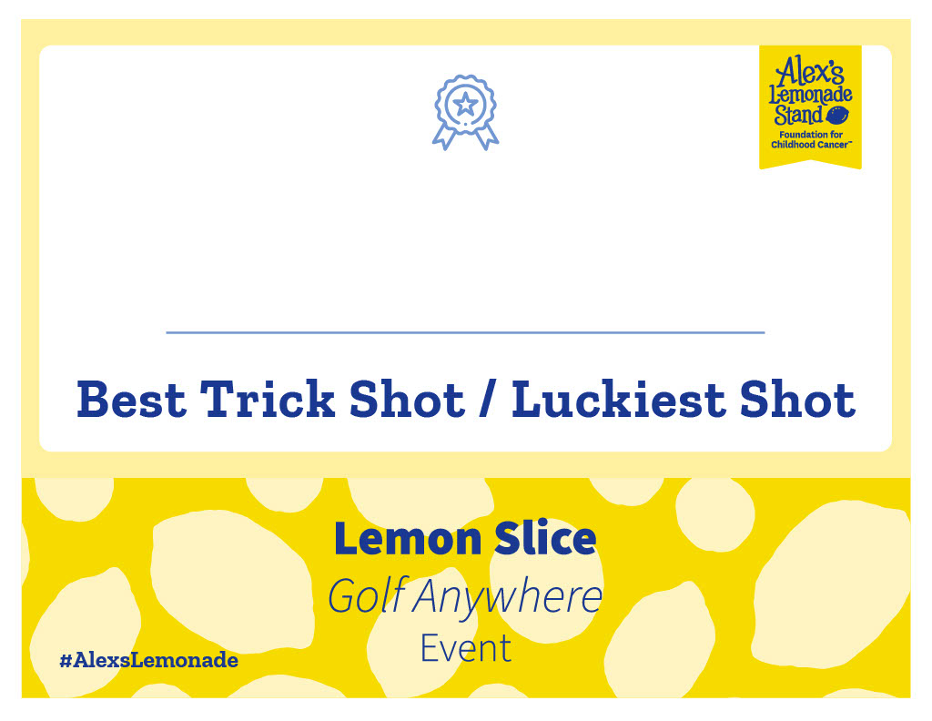 Lemon Slice Golf Anywhere Event Sign 3