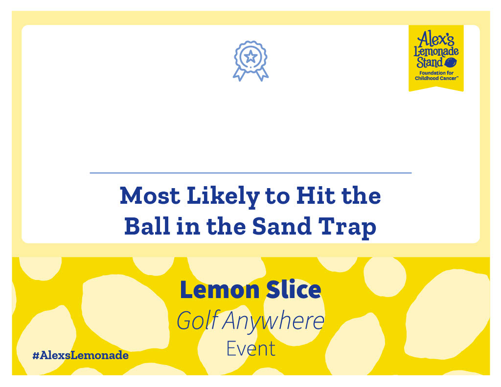 Lemon Slice Golf Anywhere Event Sign 4