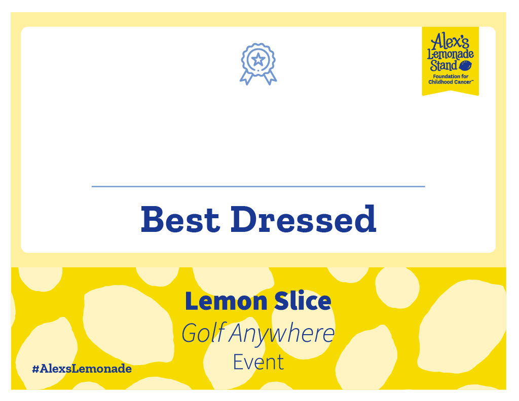 Lemon Slice Golf Anywhere Event Sign 5