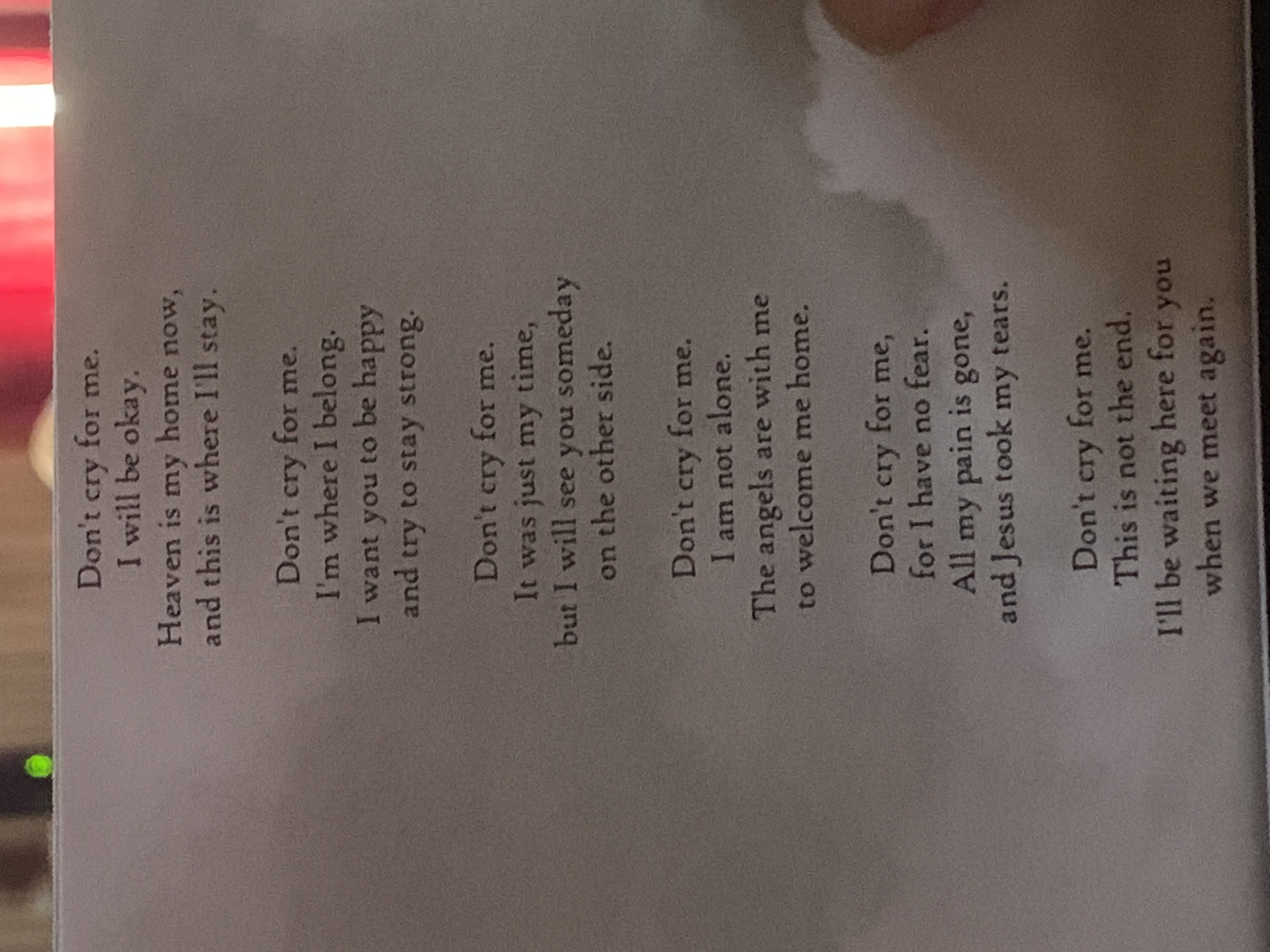 Ryver's Poem
