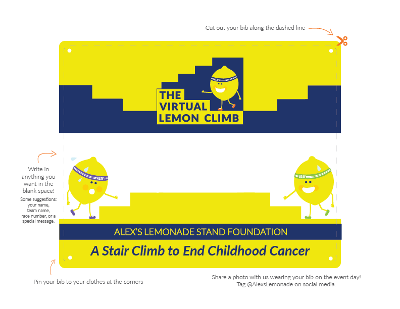 Virtual Lemon Climb Race Bib