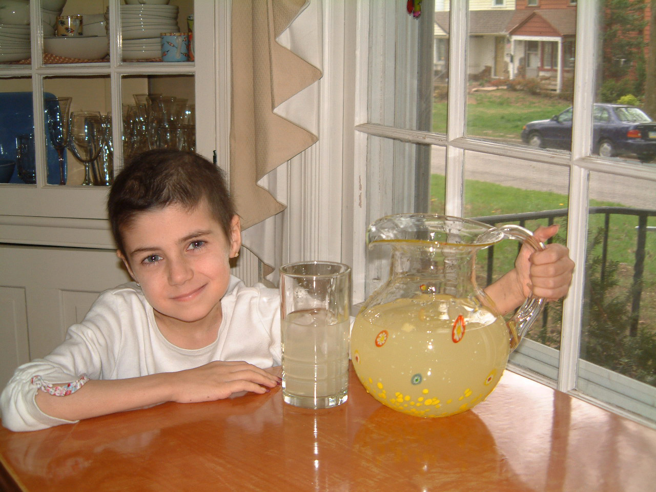 Alex with Lemonade
