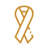Orange ribbon icon
