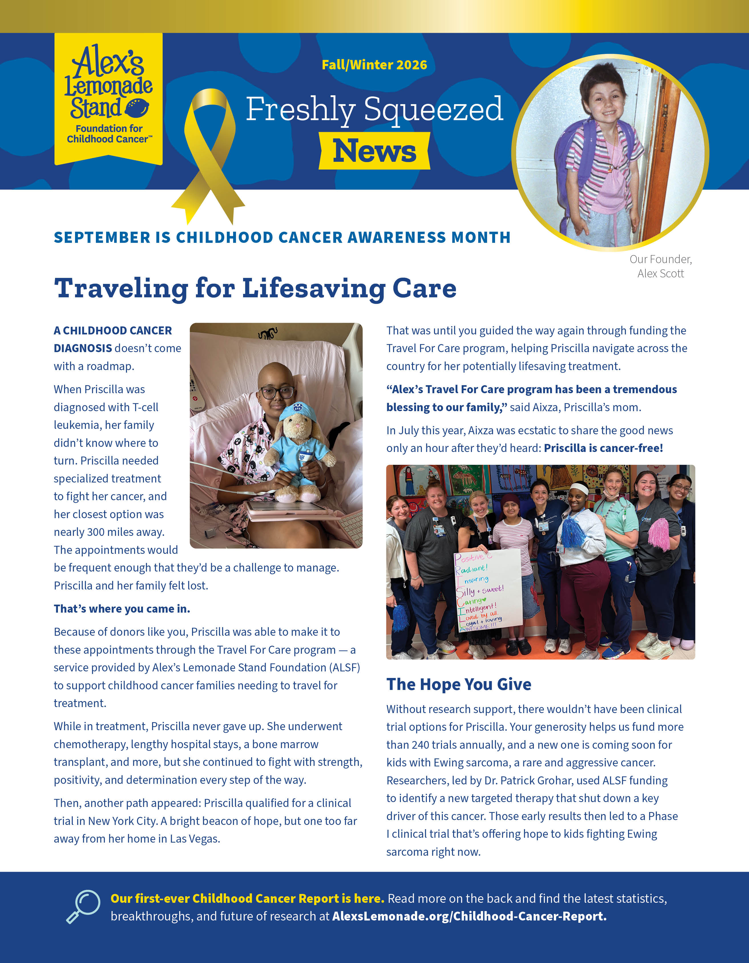 ALSF Fall 2026 Newsletter