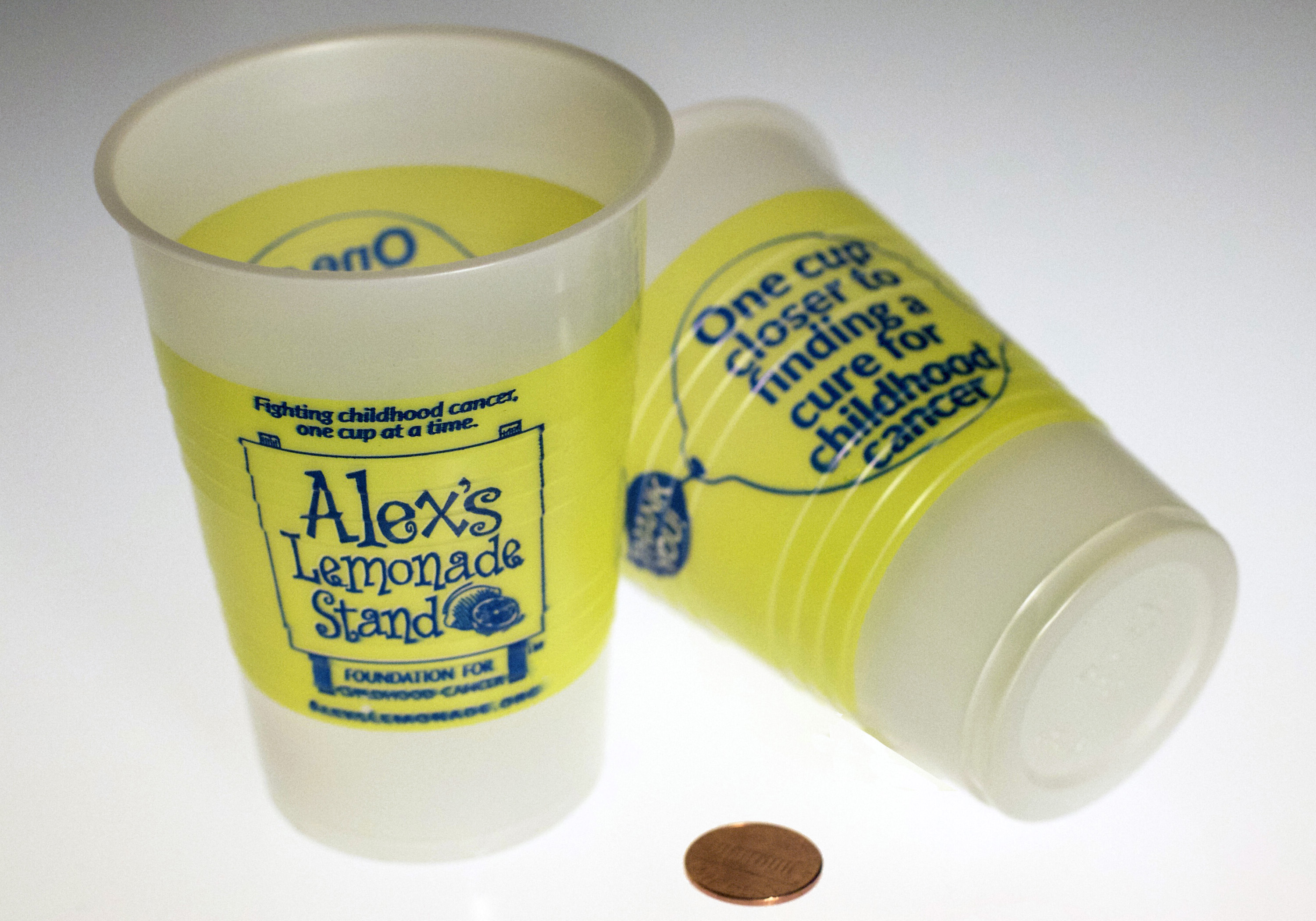 Alex's Lemonade Disposable Cups 100pk Alex's Lemonade Stand Foundation for Childhood Cancer