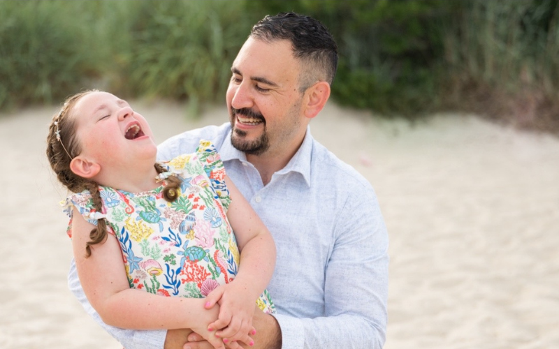 David Saenz, Dad to Arden and Alina