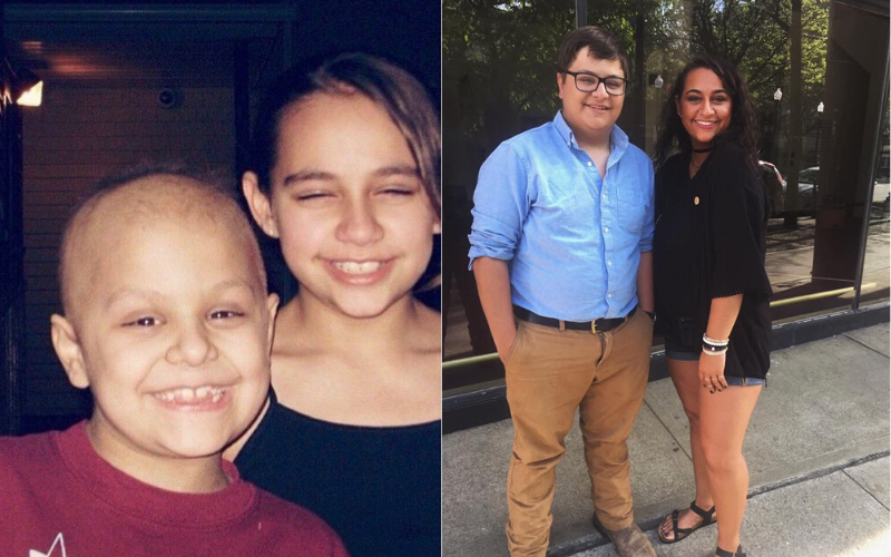 Then and Now: Cass was just 10 years old, when her brother Jimmy was diagnosed with leukemia. 