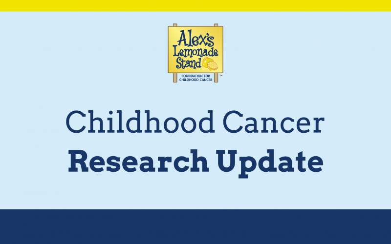 childhood cancer research update