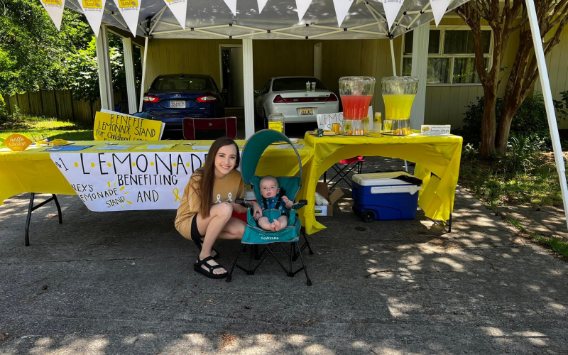 taylor -- childhood cancer hero