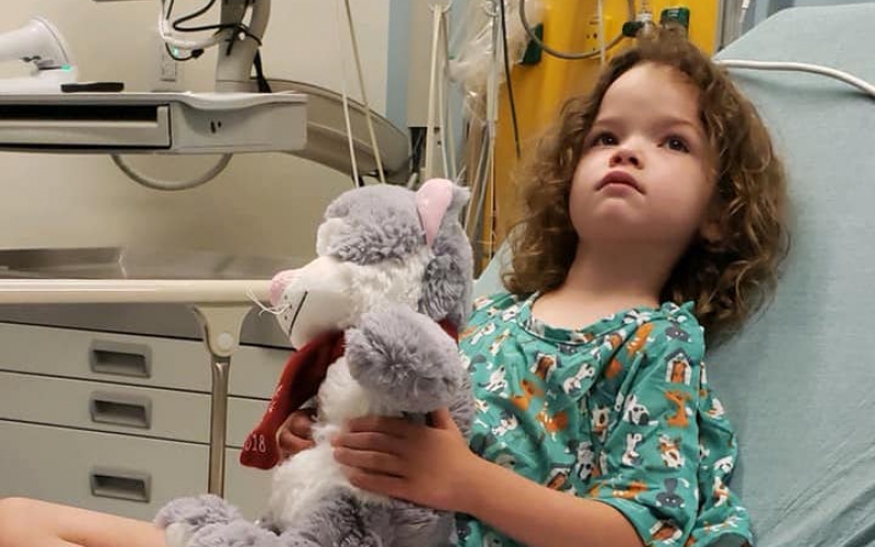 Six-year-old Tillery was diagnosed at 15 months old with a brain tumor. 