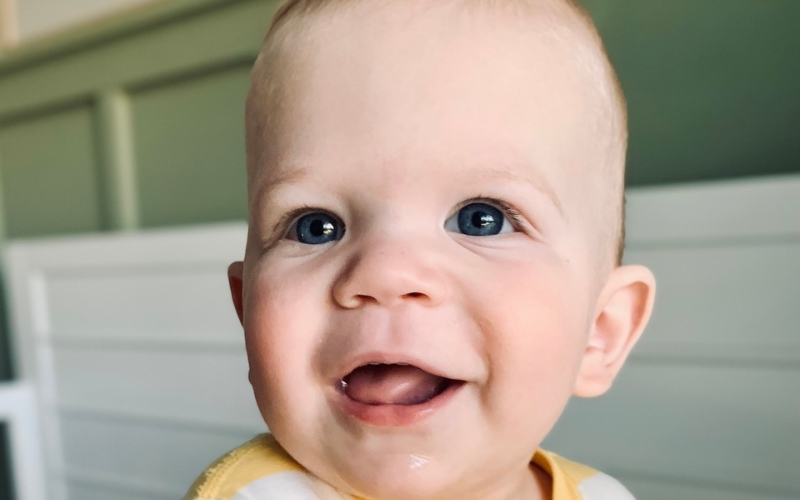James, age 10 months, first generation retinoblastoma warrior