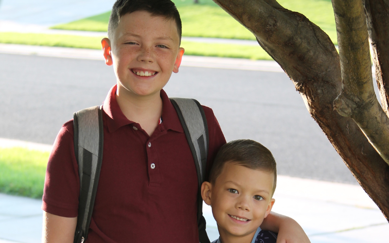 Nine-year-old Dylan had his entire world shifted when his brother Ryan was diagnosed with leukemia.   “I think both of them have had to grow up way faster than they should have because of this,” said Jennifer, Dylan and Ryan’s mom. 