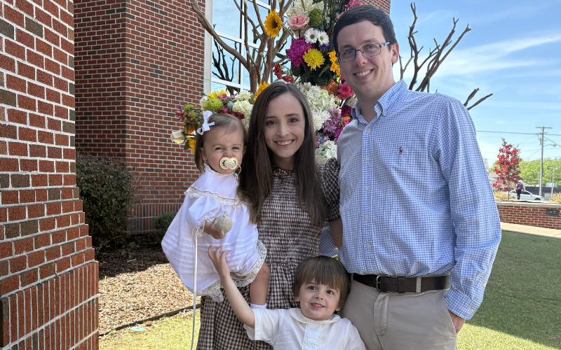Taylor, Childhood cancer survivor and now, mom to a son and a daughter