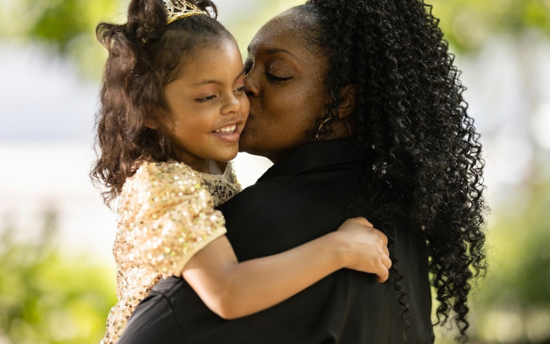 Princecine, mom to Ailani, who was diagnosed with leukemia when she was 3 years old