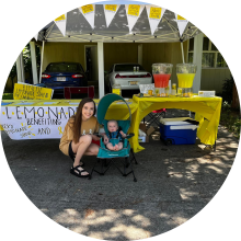 taylor -- childhood cancer hero
