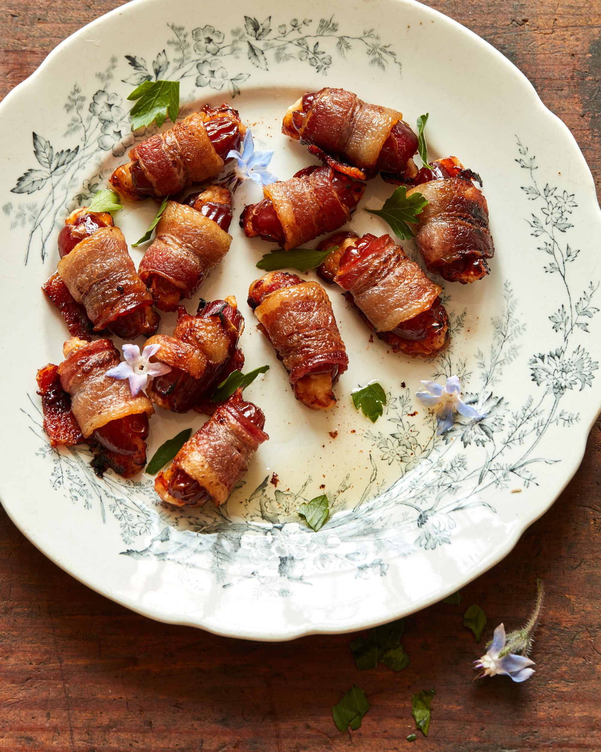 Dates and Bacon dish